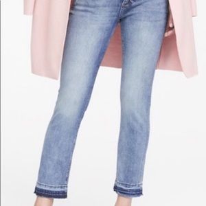 Banana Republic Girlfriend Jean with Raw Hem